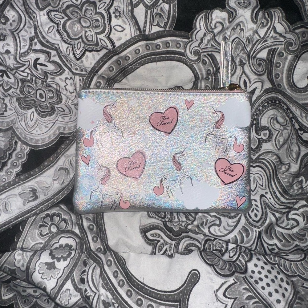 Two Faced Silver and Pink Holographic Women's Bag